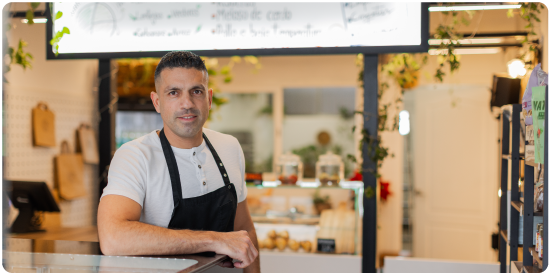 Banner tendero en su emprendimiento Seguro Pyme