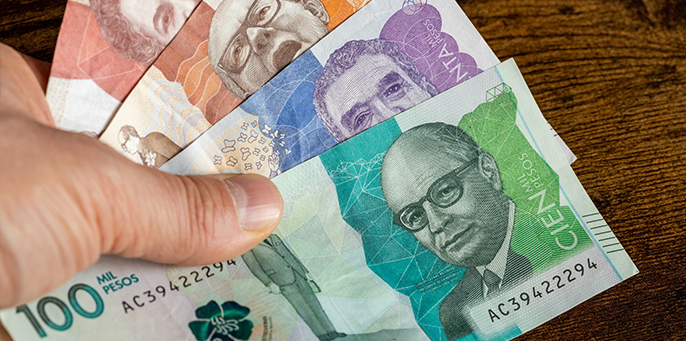 Billetes colombianos