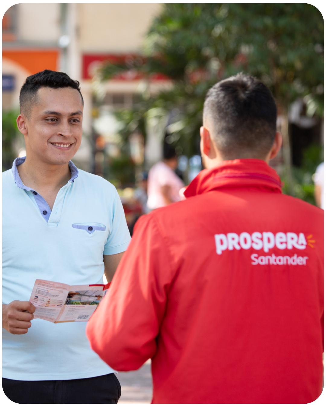 Cliente Prospera microfinanzas Banco Santander Colombia